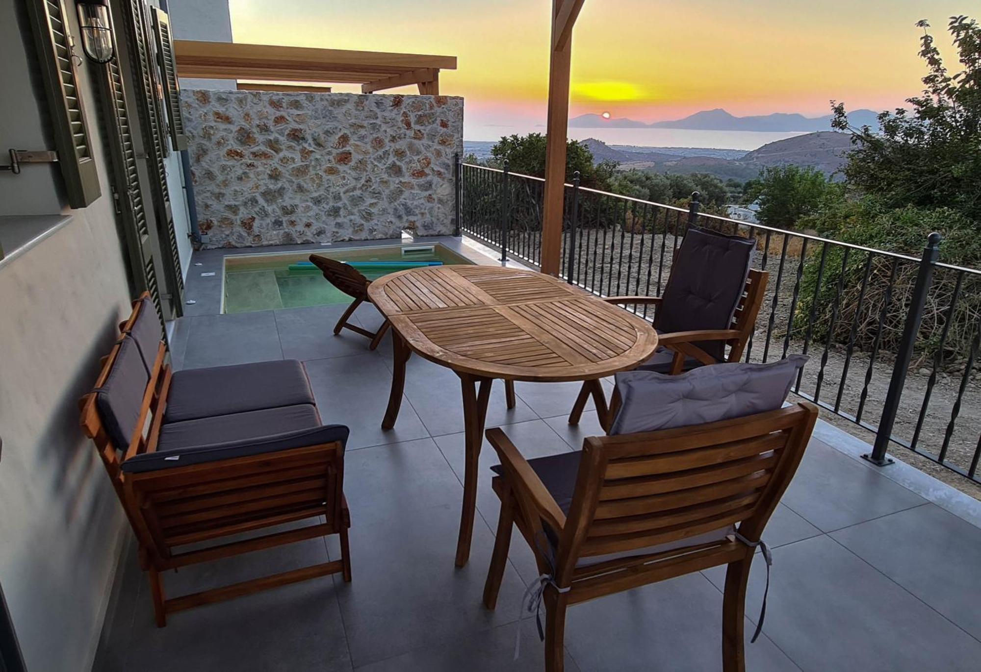 Villa Rosa - Luxury Villas With Panoramic Views Lagoudi Zia Екстер'єр фото