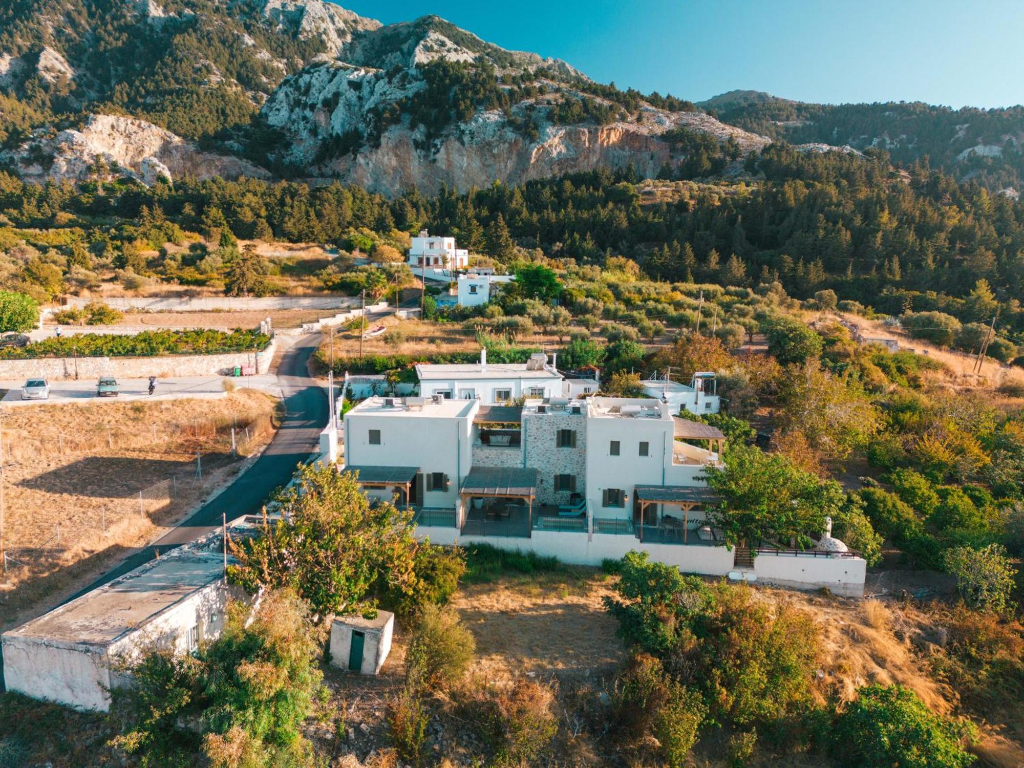 Villa Rosa - Luxury Villas With Panoramic Views Lagoudi Zia Екстер'єр фото