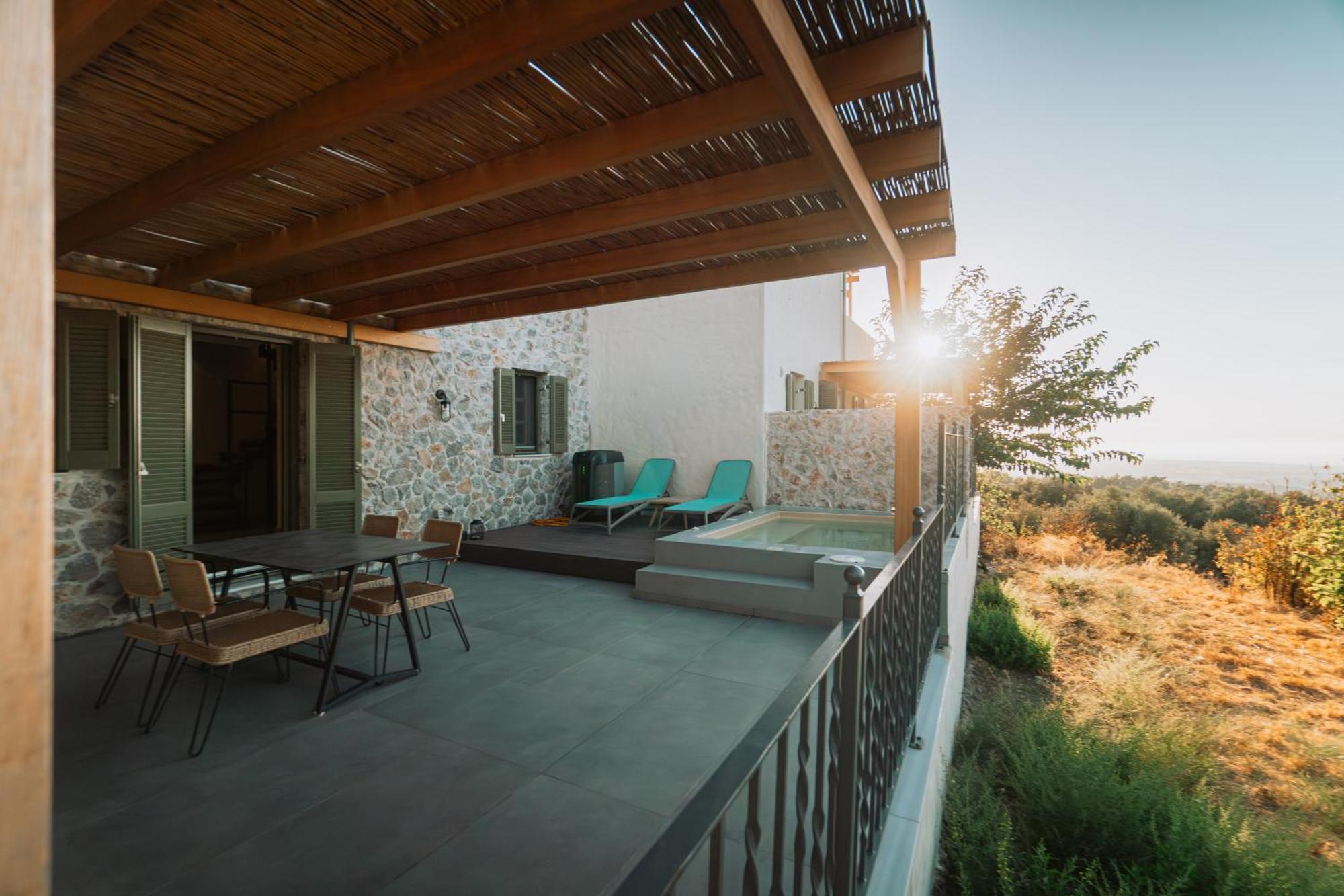 Villa Rosa - Luxury Villas With Panoramic Views Lagoudi Zia Екстер'єр фото