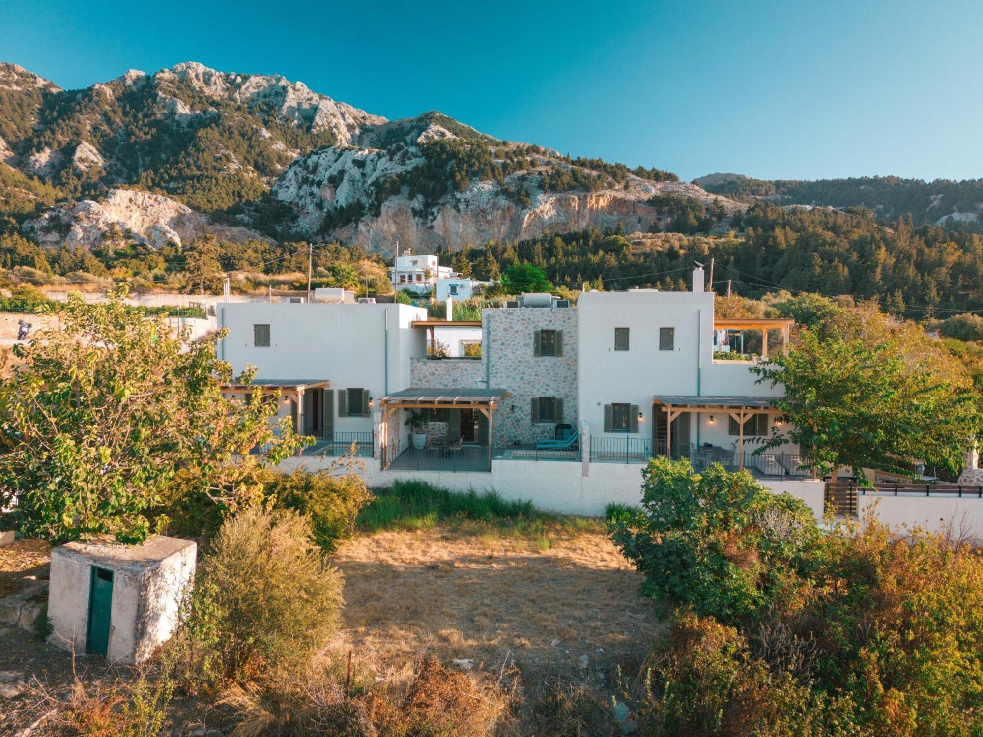 Villa Rosa - Luxury Villas With Panoramic Views Lagoudi Zia Екстер'єр фото